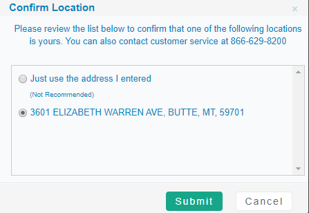 CAPAddressVerify