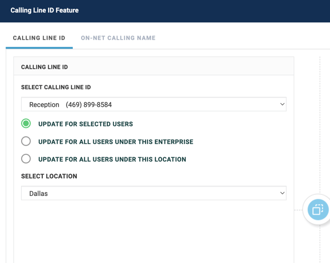 CAPBulkCallerIDSettings
