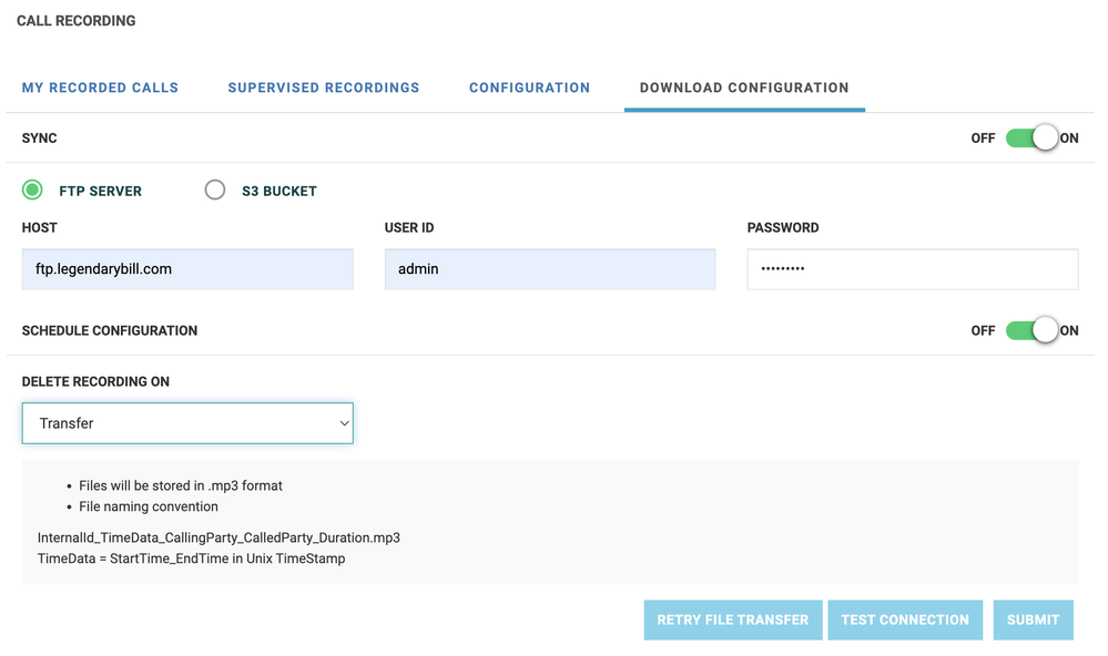 CAPExternalDownloadConfig