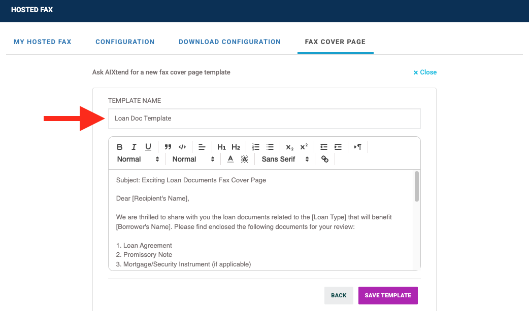 CAPFaxCoverPageSaveTemplate
