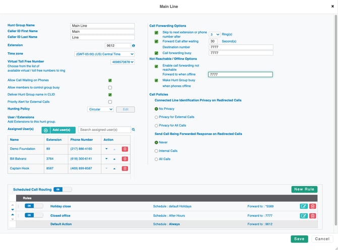 CAPHuntGroupSettings