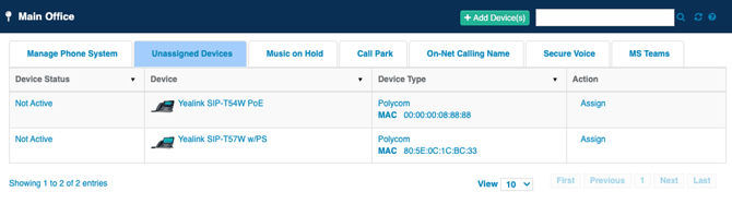 CAPUnassignedDevices