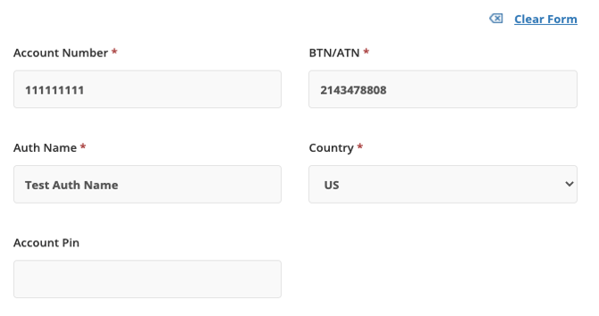 Port Auth Data Filled