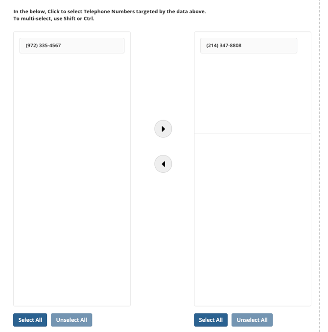Port Order Number Selection First