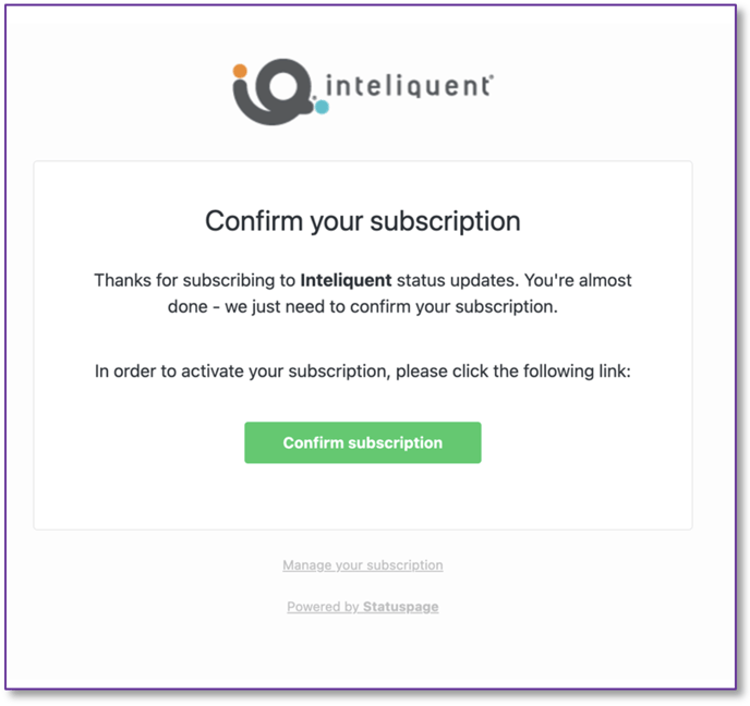 StatusPageSubscription