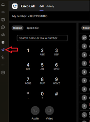 TeamsWebexDialPad