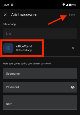 officeXtendAndroidSavePassword